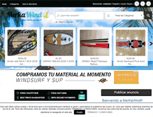 Tablet Screenshot of merkawind.com